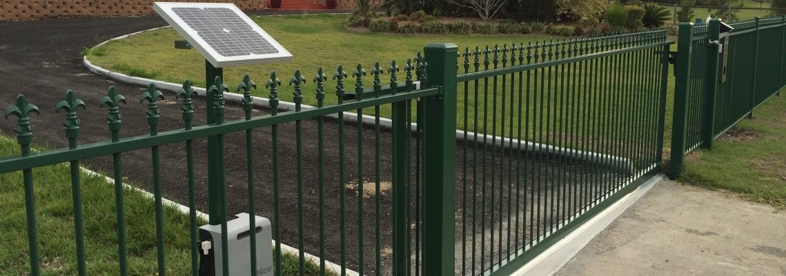 Solar Powered Gate